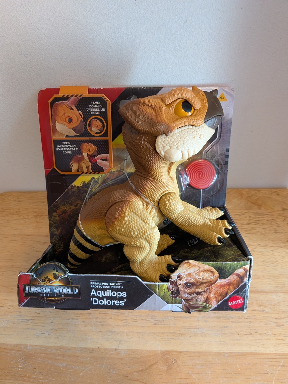 Jurassic World Aquilops 'Dolores' Interactive Dinosaur Toy - Yellow